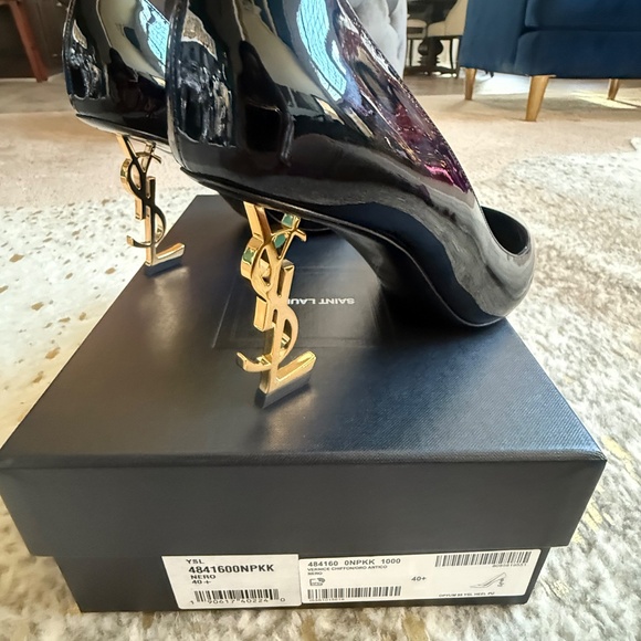 New Saint Laurent Opyum Pumps 40.5 - Picture 3 of 8